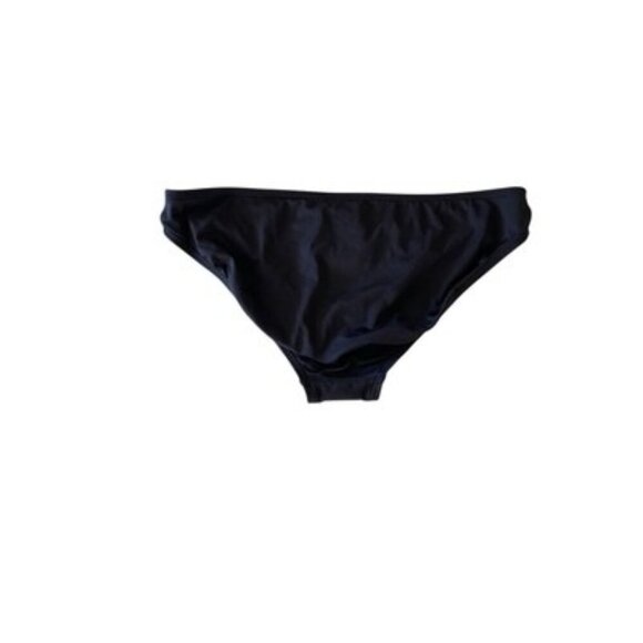 MICHAEL Michael Kors Classic Black Bikini Bottom Size L Stretch Nylon Summer NWT - Picture 2 of 4
